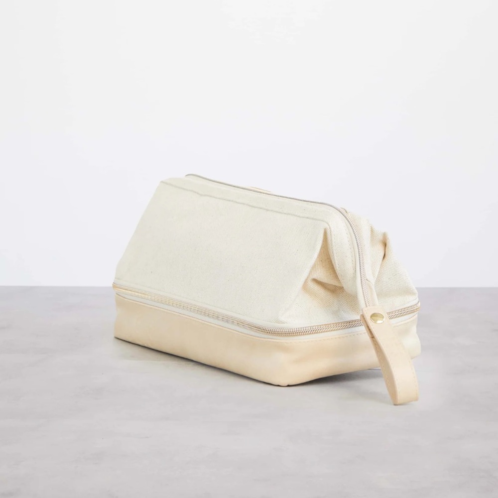 Beis the dopp kit in beige